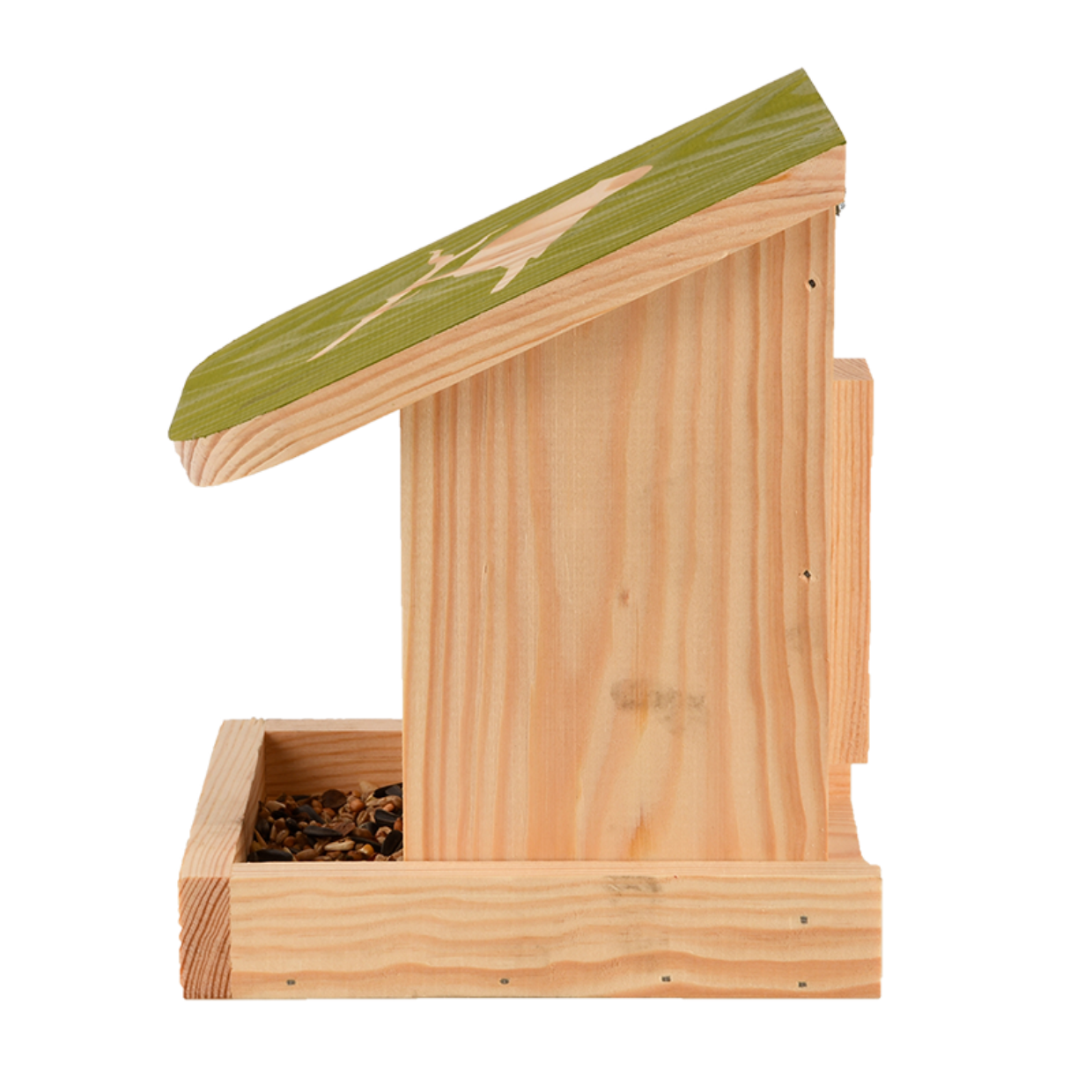 Wandsaatsilo mit Aufdruck