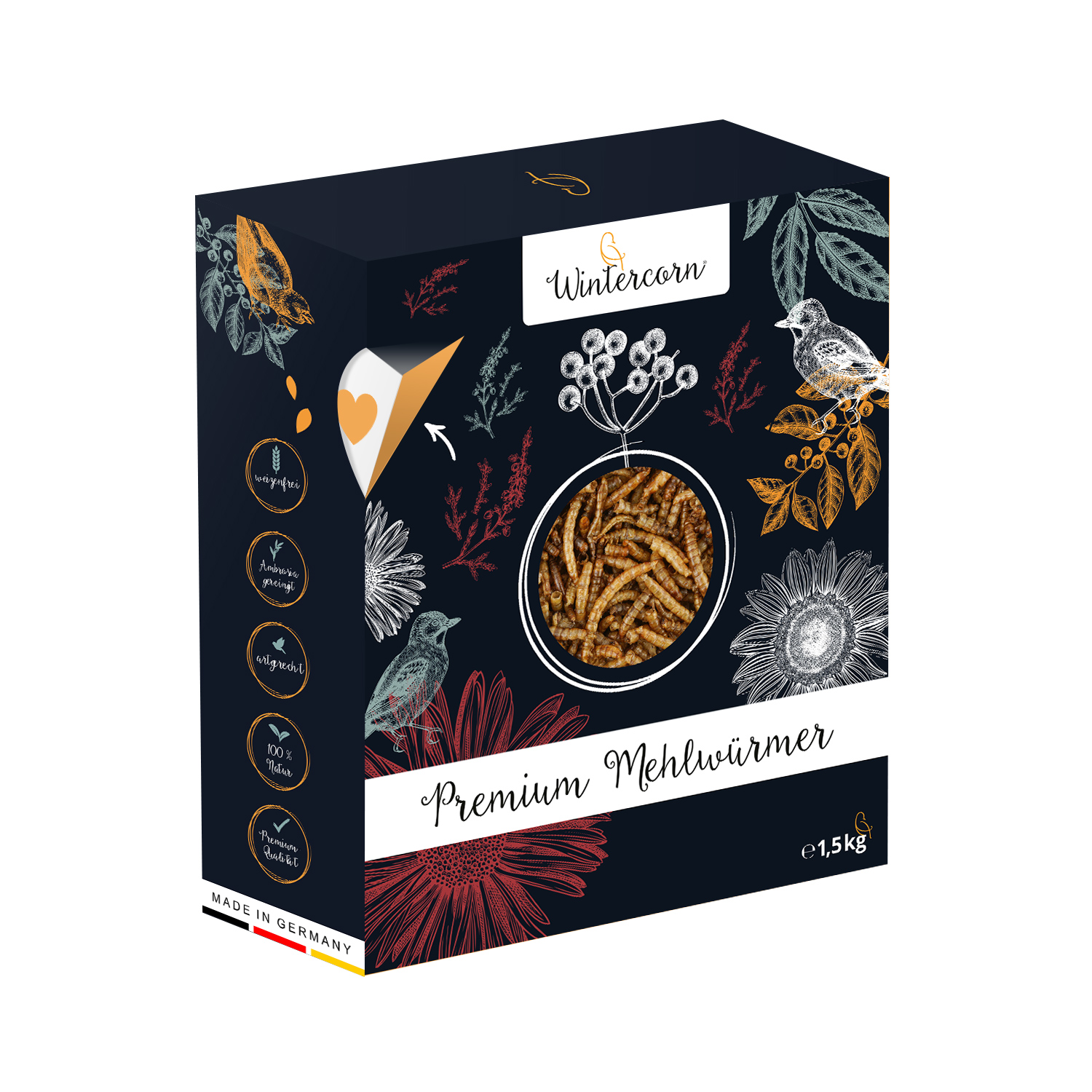 Wintercorn Mehlwürmer Verpackung