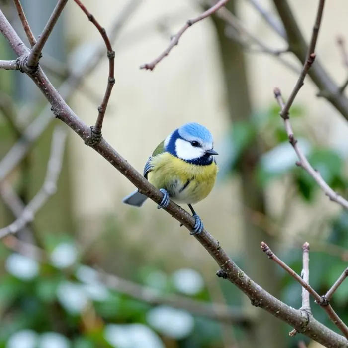 Wildvogel an einer Futterstelle
